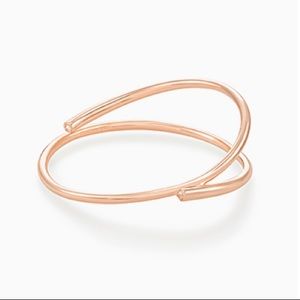 Kendra Scott Myles Bangle Bracelet In Rose Gold